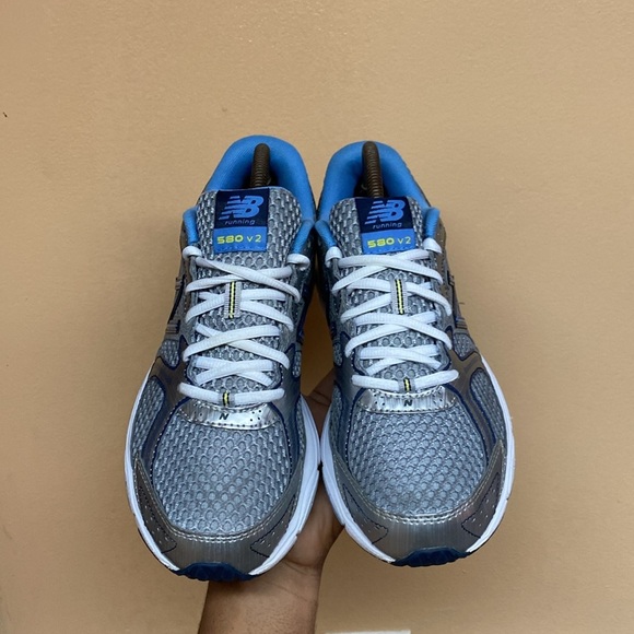 New Balance 580 V2 Running Sneakers “Grey Blue White” - Picture 12 of 17
